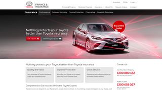 Car Insurance | Comprehensive Car Insurance | Toyota Insurance