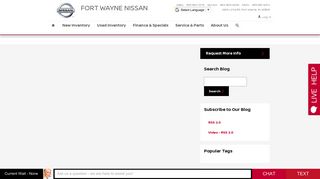 Search Blog - FORT WAYNE NISSAN