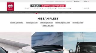 Fleet Vehicle Sales: Cars, Trucks & Vans | Nissan USA