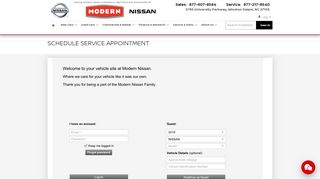Schedule Car Maintenance Online | Nissan Service Department ...