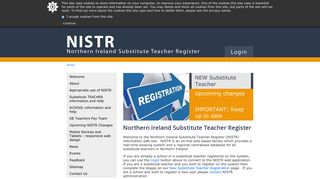 NISTR - Welcome to Northern Ireland Substitute Teacher Register