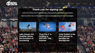 Thanks for Signing Up! | Nitro Circus