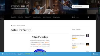 Nitro TV Setup - IPTV Services
