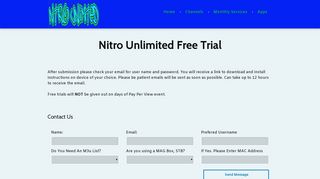 Free Trial - Nitro Unlimited