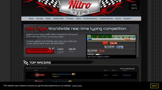 Nitro Type | Competitive Typing Game | Race Your Friends