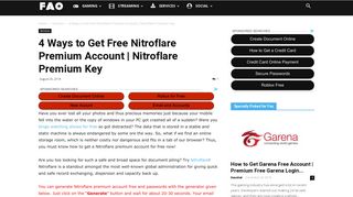 4 Ways to Get Free Nitroflare Premium Account | Nitroflare Premium Key