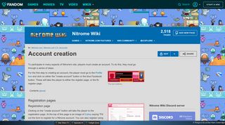 Account creation | Nitrome Wiki | FANDOM powered by Wikia