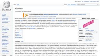 Nitrome - Wikipedia