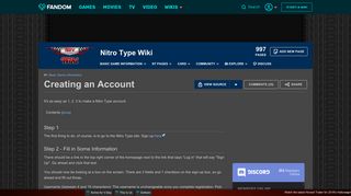 Creating an Account | Nitro Type Wiki | FANDOM powered by Wikia