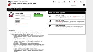 Online Undergraduate Application - Northern Illinois University