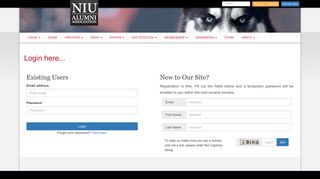 to log-in. - NIU Alumni Association