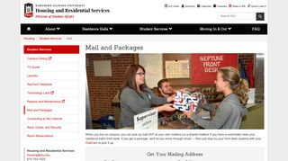 Mail and Packages - NIU - Housing and Residential Services