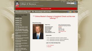 ChuckDowning.com - Dr. Downing's site at NIU