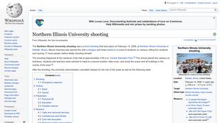 Northern Illinois University shooting - Wikipedia