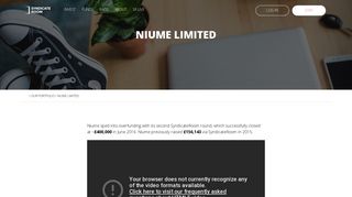 Niume Limited | SyndicateRoom