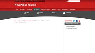 Powerschool and Blackboard Websites - Nixa Public Schools