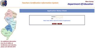 Teachers Certification Information System
