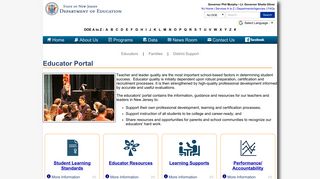Educators Portal - NJ.gov