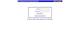 DHS - Login Page