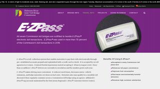E-ZPass Information – DRJTBC