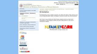 Department of Human Services | NJ FamilyCare - NJ.gov
