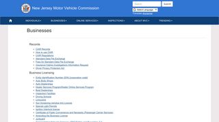 New Jersey Motor Vehicle Commission - - NJ.gov