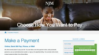Make a Payment | NJM