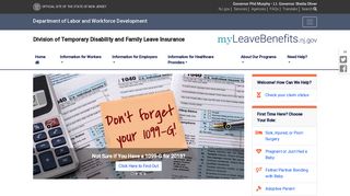 Division of Temporary Disability and Family Leave Insurance - NJ.gov