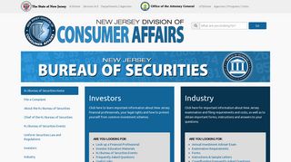 New Jersey Bureau of Securities