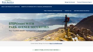 Park Avenue Securities: Home page