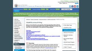 COURTS on-line E-Filing - NJ.gov