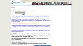 NJCourts Online: Login - New Jersey Judiciary