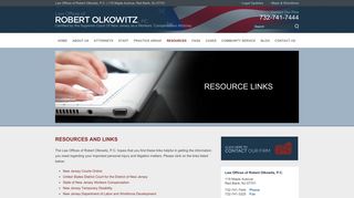 New Jersey Workers Compensation Resources | Robert Olkowitz