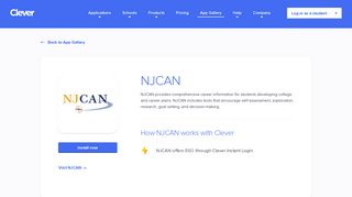 NJCAN - Clever application gallery | Clever