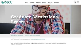 Graduate Admissions Process | New Jersey City University