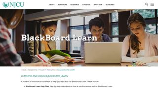 BlackBoard Learn | New Jersey City University