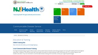 Department of Health | Communicable Disease Service | Education ...