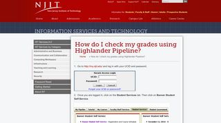 How do I check my grades using Highlander Pipeline? | Information ...