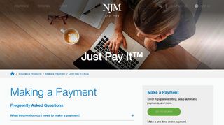 Making a Payment | NJM
