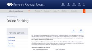 Online Banking NJ | Secure Accounts & Bill Pay from Spencer