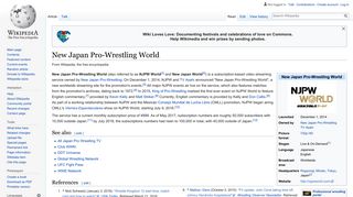 New Japan Pro-Wrestling World - Wikipedia