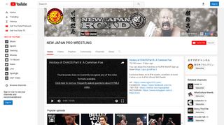 NEW JAPAN PRO-WRESTLING - YouTube