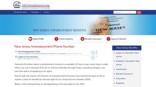 New Jersey Unemployment Phone Number - FileUnemployment.org
