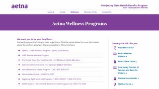Welcome State of New Jersey Employees and Retirees | Aetna ...