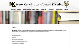 Links - New Kensington-Arnold District