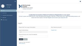 Login - McCormick Center for Early Childhood Leadership at National ...