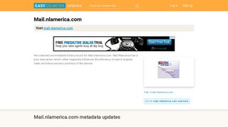 Mail Nlamerica (Mail.nlamerica.com) - Login Here - Easycounter