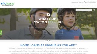 NLC Loans – Home Refinance and Purchase Mortgage Loans