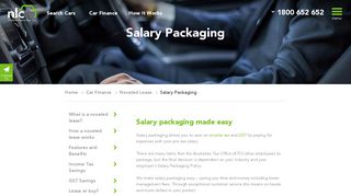 Salary Sacrifice / Salary Packaging for Novated Lease | nlc