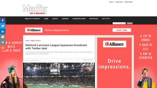 National Lacrosse League bypasses broadcast with Twitter deal ...